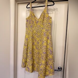 Kate Spade Lavender Dress with Yellow Floral Design NWOT